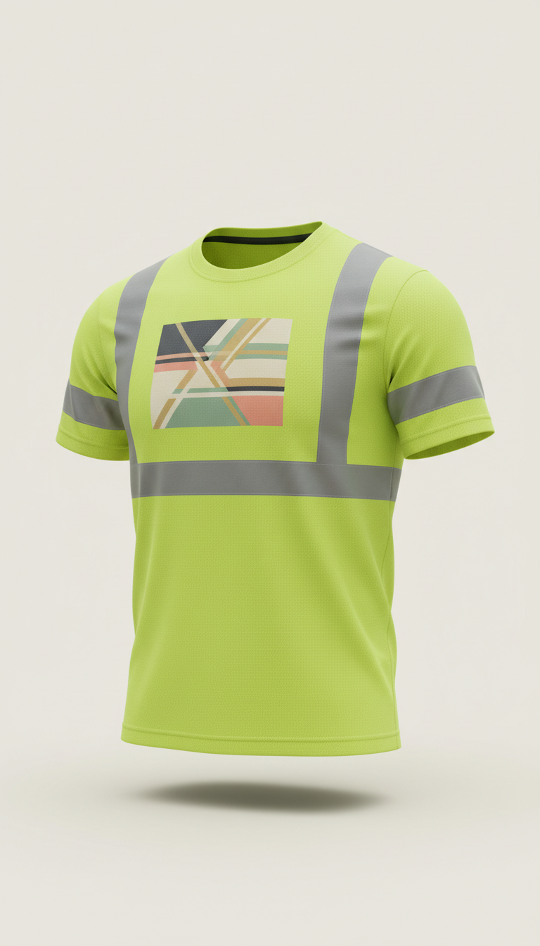 Hi-Vis Technical Tee With Custom Print